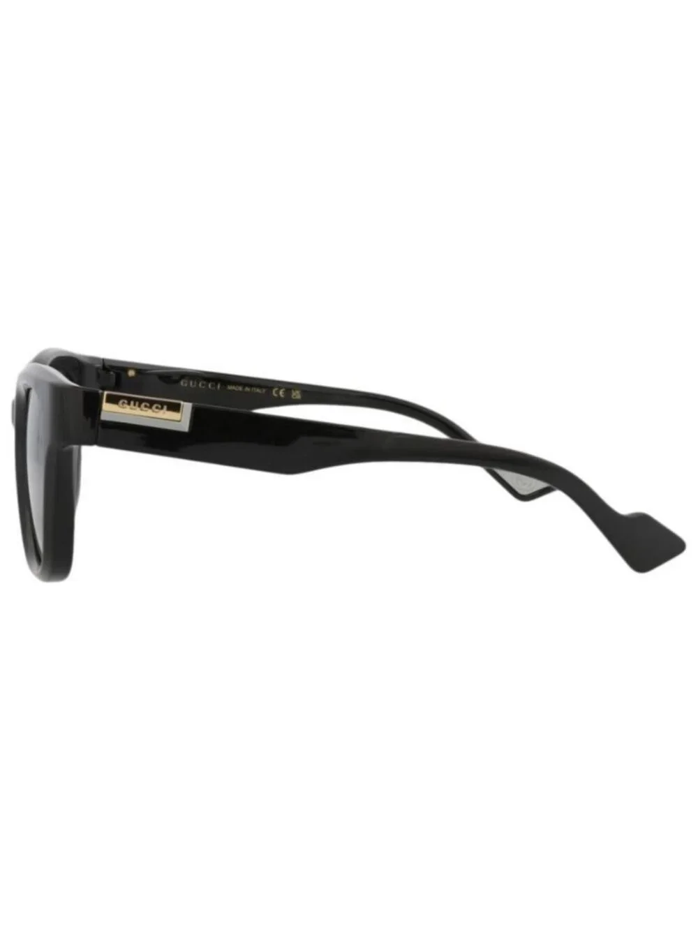 New Gucci Mens Square/Rectangle Black Black Grey Fashion Designer Sunglasses